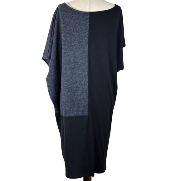 Carol Young Undesigned Colorblock Asymmetrical Hem Dress Size L - Picture 3 of 6